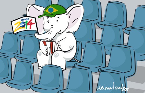 2014, um elefante branco - Arte: Dri Matsuda